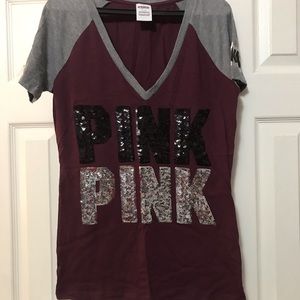 PINK by Victoria’s Secret Top, Maroon